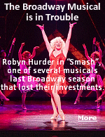Musical theater, long the bread-and-butter of Broadway, is struggling. None of the 18 commercial musicals that opened on Broadway last season has made a profit yet. Some still could, but several have been spectacular flameouts. The new musicals ''Tammy Faye,'' ''Boop!'' and ''Smash'' each cost at least $20 million to bring to the stage, and each was gone less than four months after opening. All three lost their entire investments.